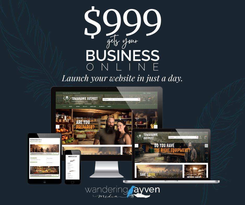 One-page website preview